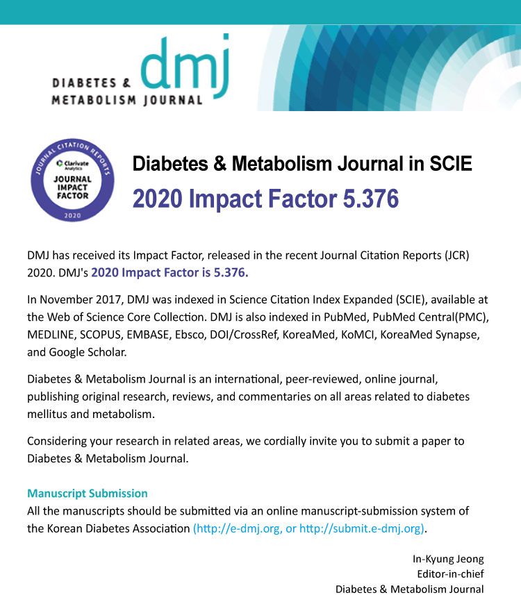 diabetes and metabolism journal korean impact factor)